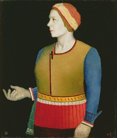 Portrait of Natalya Andreevna Malevich, the Artist